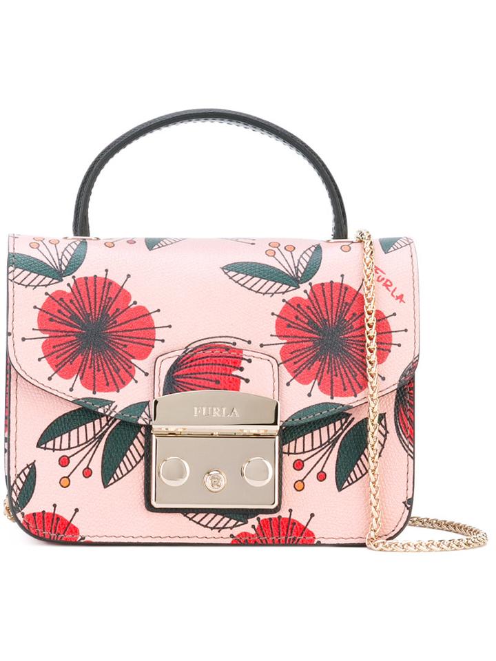 Furla - Metropolis Cross-body Bag - Women - Calf Leather - One Size, Pink/purple, Calf Leather