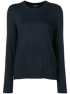 Fay Fine Knit Sweater - Blue