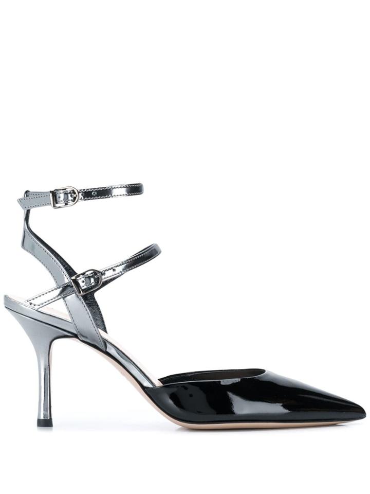 Marc Ellis Pointed Slingback Sandals - Black