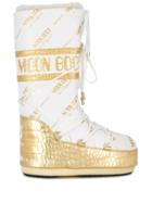 Moon Boot Two Tone Moon Boots - White