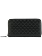Emporio Armani Zipped Logo Wallet - Black