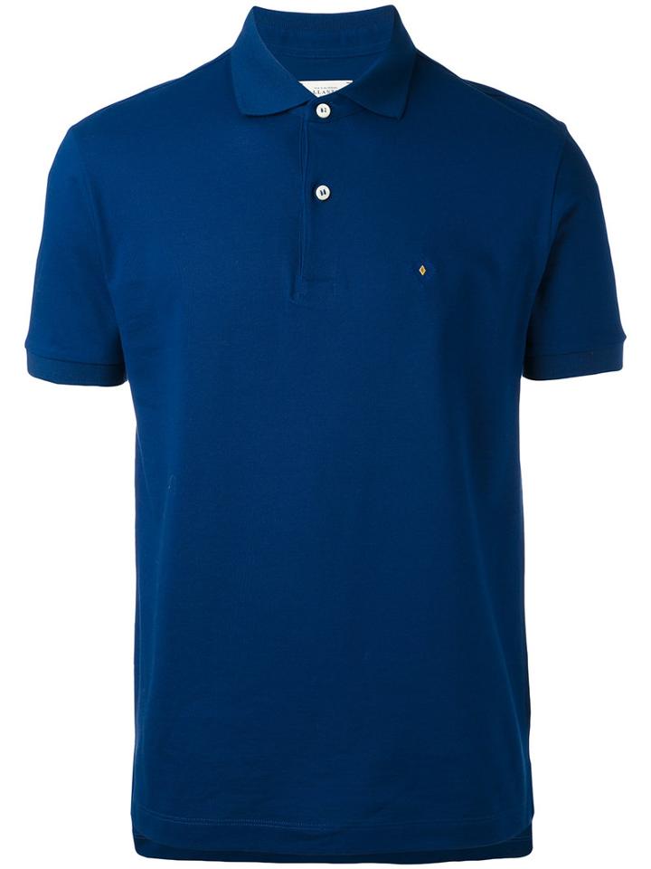 Ballantyne - Chest Logo Polo Shirt - Men - Cotton - M, Blue, Cotton