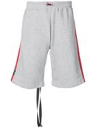 Unravel Project Contrasting Band Shorts - Grey