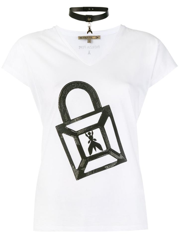 Patrizia Pepe Logo Print T-shirt - White