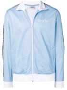 Sss World Corp Embroidered Logo Track Jacket - Blue