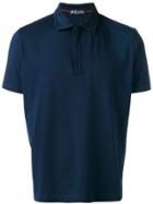 Loro Piana Zipped Polo Shirt - Blue