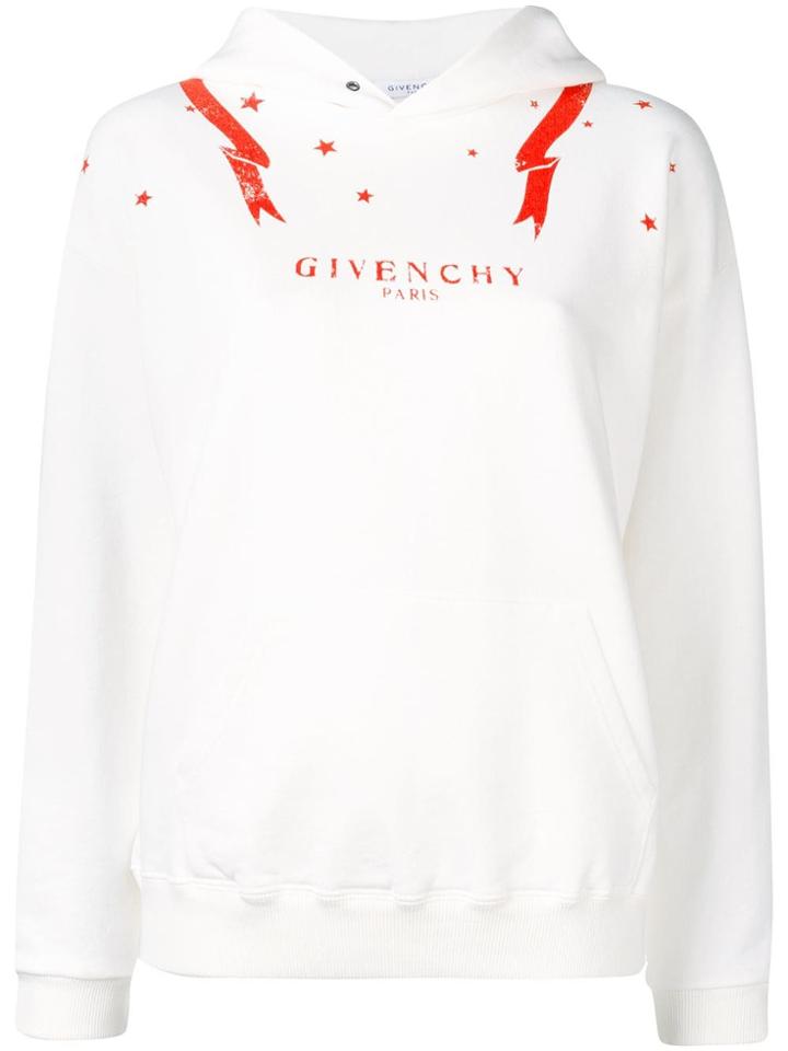 Givenchy Gemini Printed Hoodie - White