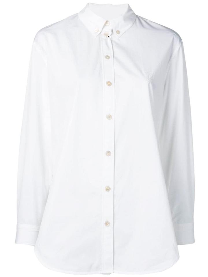 Burberry Oversized Button-down Shirt - White