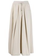 Lorena Antoniazzi Cropped Wide-leg Trousers - Neutrals