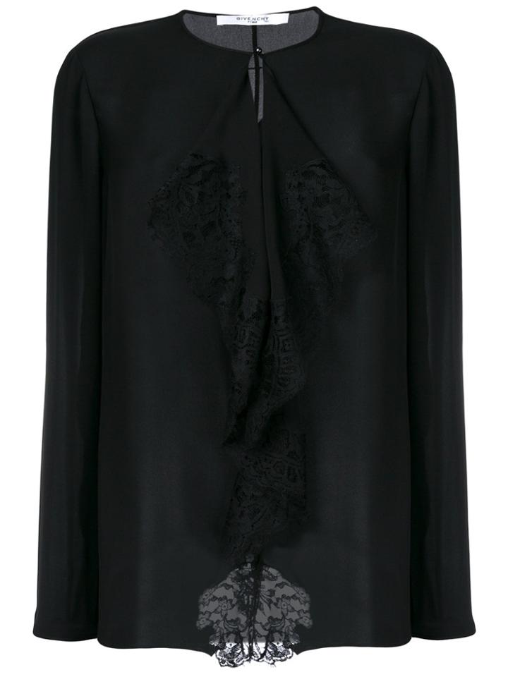 Givenchy Ruffle-trim Blouse - Black