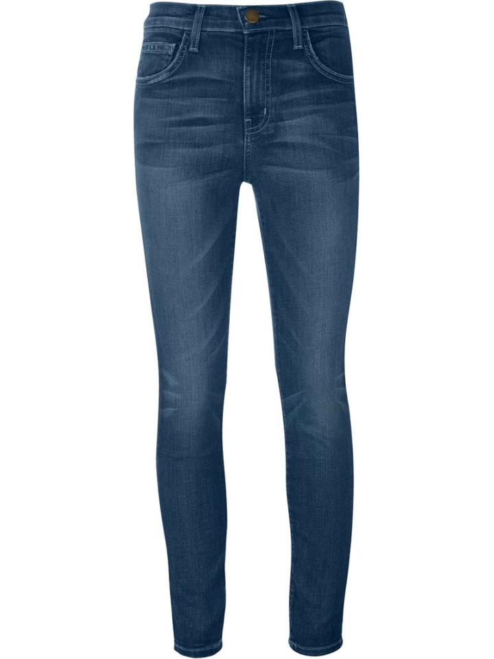 Current/elliott 'the Highwaist Stiletto' Jeans, Women's, Size: 30, Blue, Cotton/polyester/spandex/elastane