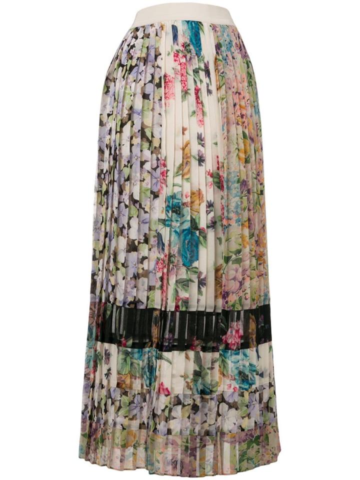 Zimmermann Ninety-six Pleated Skirt - Neutrals