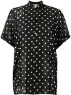 Comme Des Garçons Pre-owned 1988 Polka Dot Shirt - Black