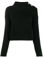 Ermanno Ermanno Ribbed Knit Jumper - Black