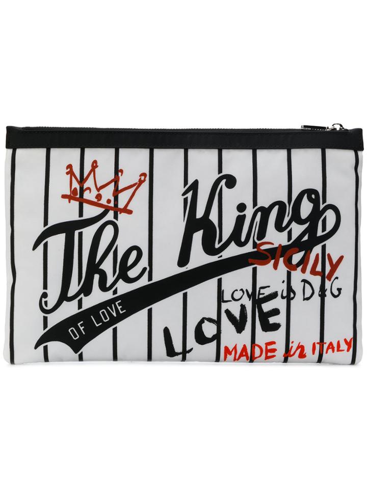 Dolce & Gabbana Pouch The King Clutch - Multicolour