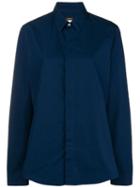 Jil Sander Pre-owned Concealed Fastening Shirt - Blue