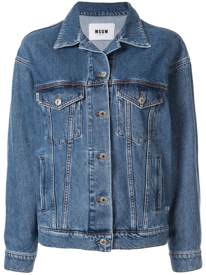 Msgm Classic Denim Jacket - Bl