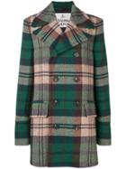 Vivienne Westwood Tartan Double-breasted Coat - Green