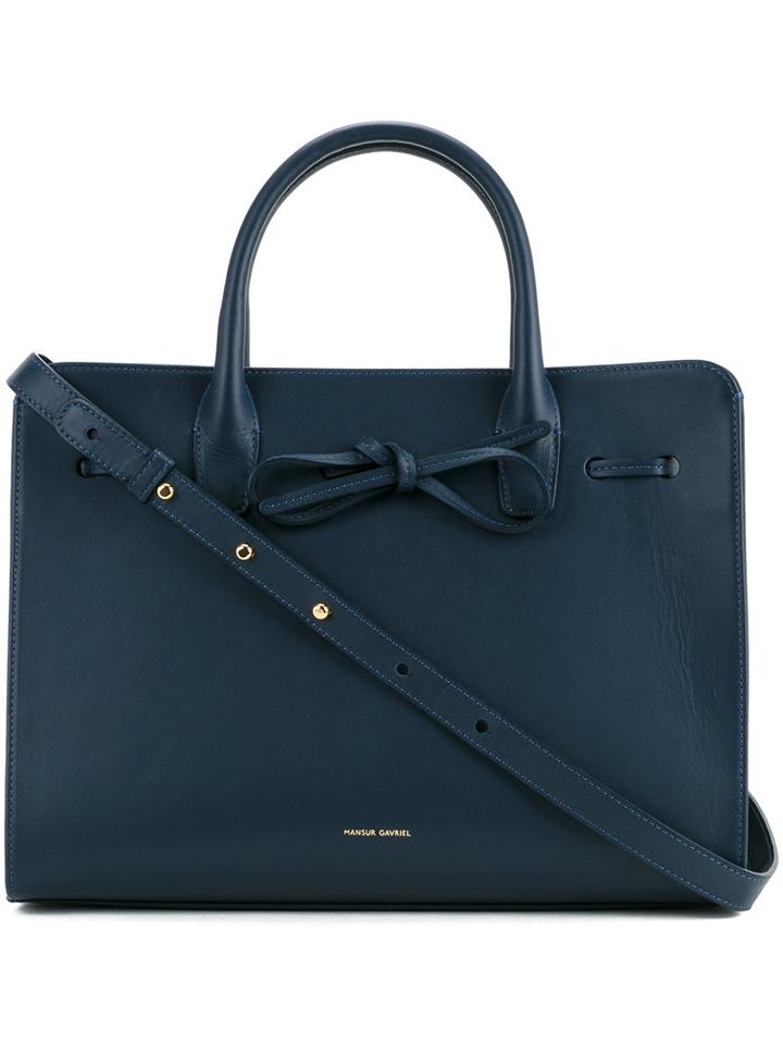 Mansur Gavriel - Sun Tote - Women - Calf Leather - One Size, Black, Calf Leather