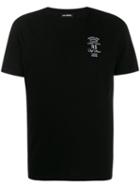 Raf Simons Logo Embroidered T-shirt - Black