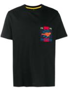 Ps Paul Smith Patch-embellished T-shirt - Black