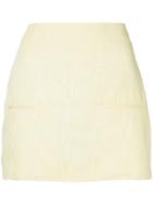 Marine Serre Moire Skirt - Yellow & Orange