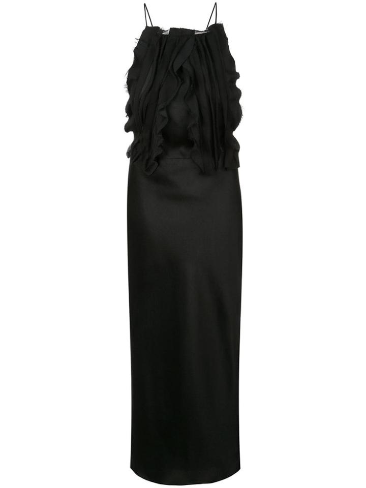 Jason Wu Collection Ruffled Front Dress - Black