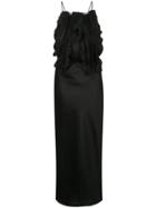 Jason Wu Collection Ruffled Front Dress - Black