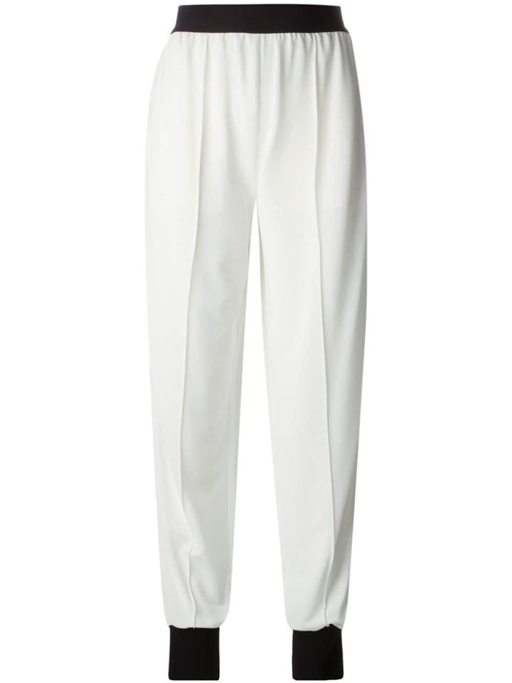 Vionnet Contrast Tapered Trousers - White