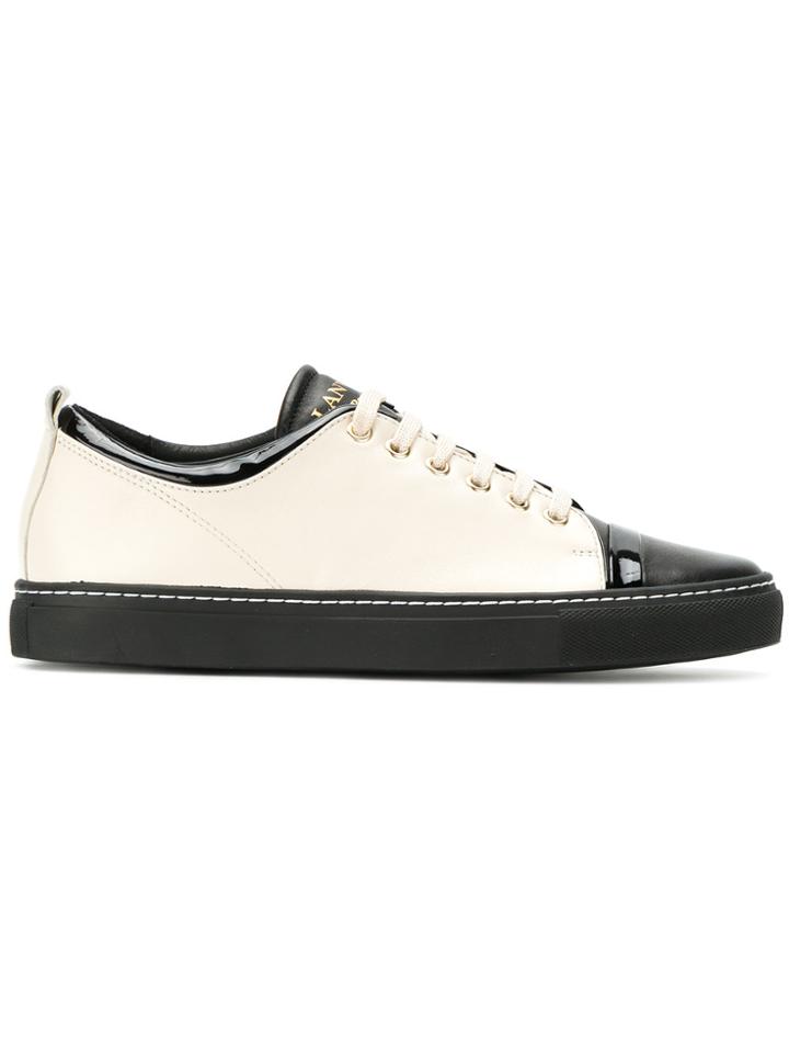 Lanvin Toe-capped Sneakers - Black