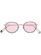 Ahlem 22k Gold Plated Place De L'opéra Sunglasses - Pink