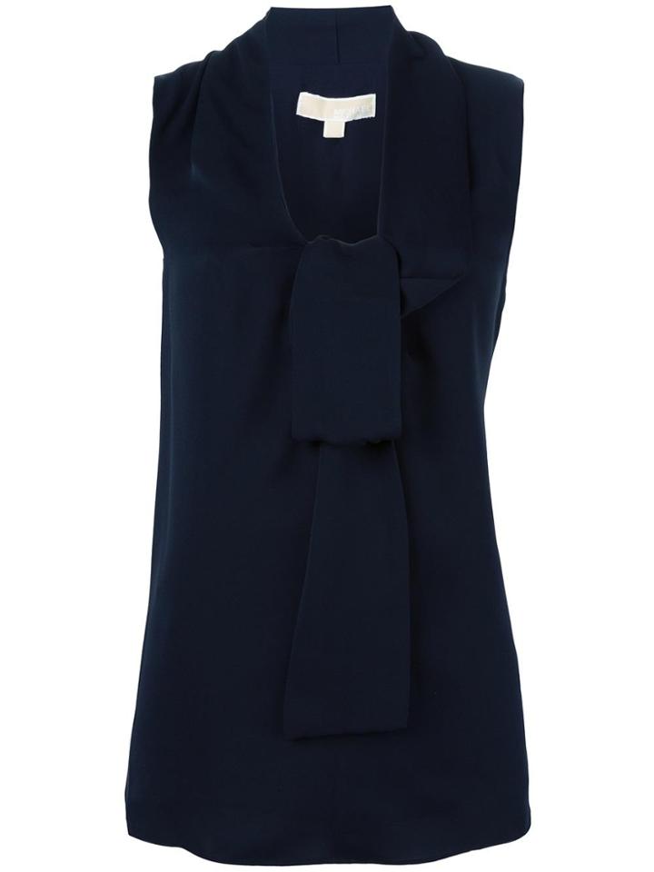 Michael Michael Kors Knot Detail Top - Blue