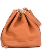 Hermès Vintage Market Gm Bucket Bag - Brown
