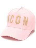 Dsquared2 Icon Patch Cap - Pink