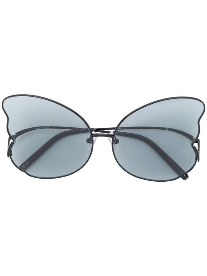 Matthew Williamson Oversized Butterfly Sunglasses - Black