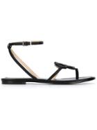 Emilio Pucci Flat Logo Sandals