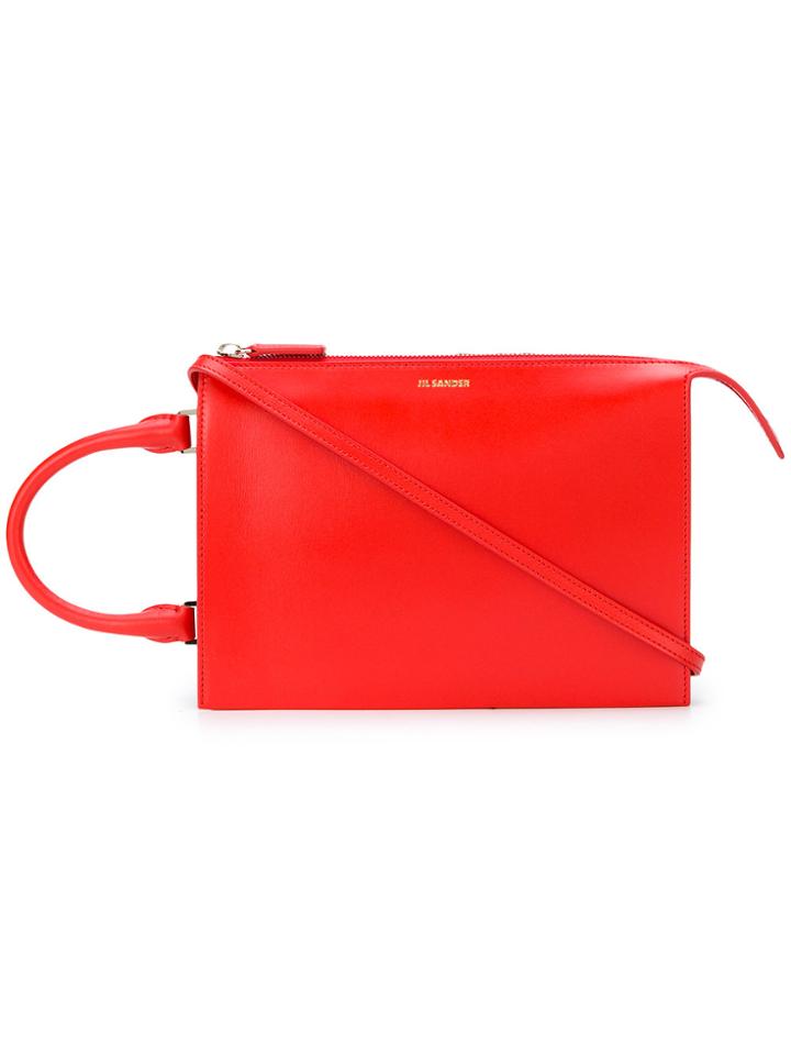 Jil Sander Small Tootie Satchel - Red