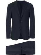 Z Zegna Cropped Trouser Suit - Blue