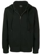 A.p.c. Hooded Zipped Cardigan - Black