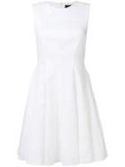 Theory Poplin Fit-and-flare Dress - White