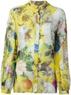Roberto Cavalli Floral Print Shirt