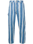 Levi's: Made & Crafted Draft Crop Carpenter Trousers - Blue