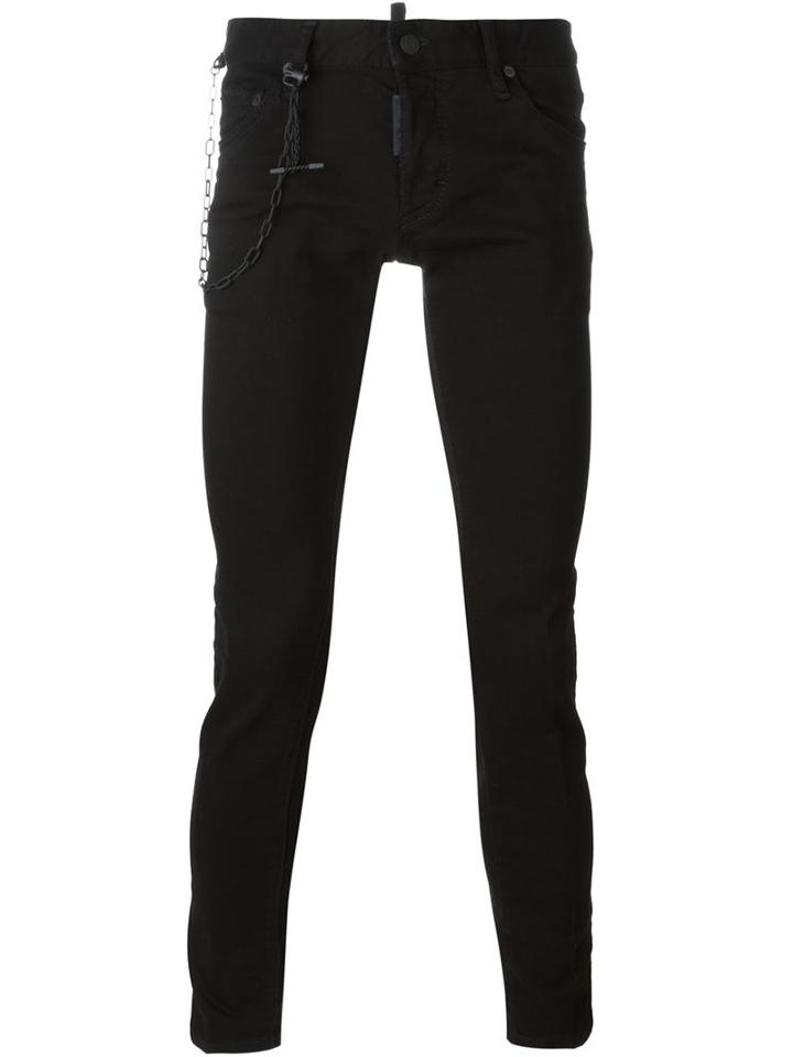 Dsquared2 'clement' Jeans, Men's, Size: 50, Black, Cotton/polyester/copper