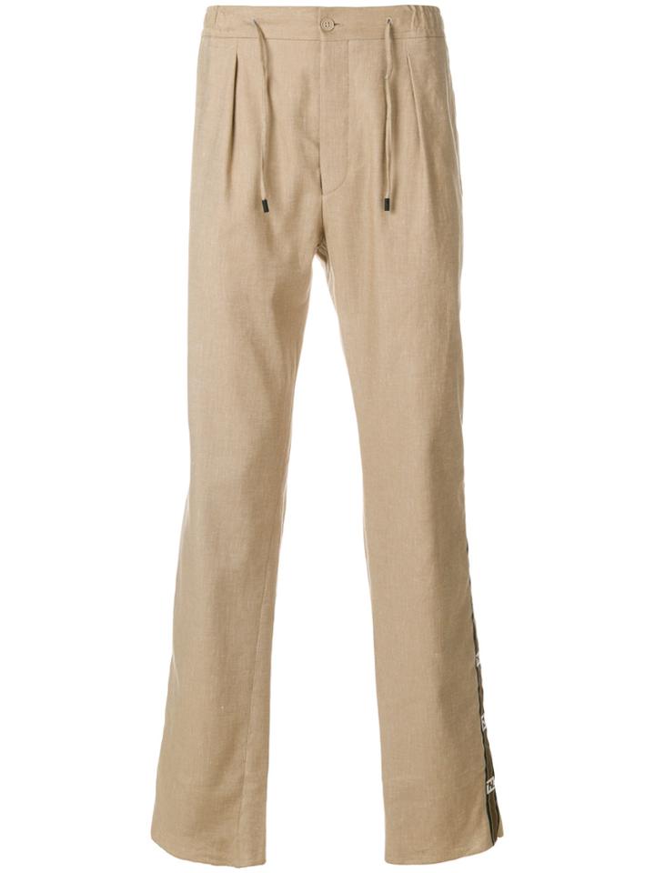 Fendi Straight Trousers - Nude & Neutrals