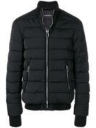 Emporio Armani Zip Up Down Jacket - Black