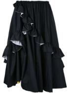 G.v.g.v. - Flared Skirt - Women - Nylon - 34, Women's, Black, Nylon