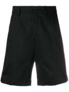 Low Brand Side Stripe Chino Shorts - Black