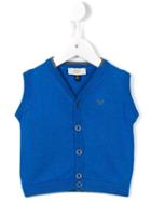 Armani Junior Knit Vest, Infant Boy's, Size: 9 Mth, Blue