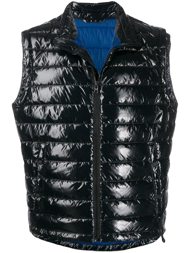 Boss Hugo Boss Contrast Sleeve Puffer Jacket - Blue