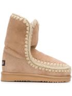 Mou Shearling Snow Boots - Neutrals